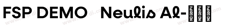 FSP DEMO   Neulis Al字体转换
